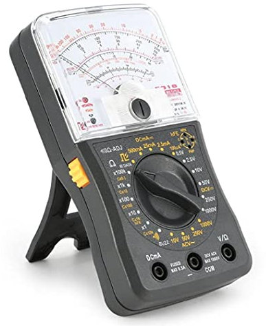 TOSSPER Mini Palmare Multimetro Analogico AC/Dc Voltmeter Ammeter Ammeter Resistenze continuità capacità Fusibile E Diodi Tester