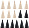 NBEADS 16pz Display Ad Anello in Legno, 2 Colori Espositore per Gioielli con Supporto per Anello A Forma di Cono per Esposizione di Gioielli per Anelli