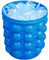 Retoo Cubitera de silicona con tapa en forma de taza, sin BPA, taza con hielo para bebidas, whisky refrigerado, vino, cóctel, lavavajillas, fácil de liberar