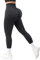 RXRXCOCO Damen Blickdicht Nahtlose Leggings Lang Figurbetonte High Waisted Bauchweg Sports Laufhose Gym Leggings