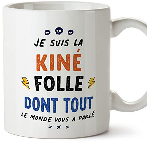 Mugffins Tasses pour KINÉ - En Français - Cadeau original pour KINÉ femme - Tout le monde vous a parlé - 11 oz / 330 ml