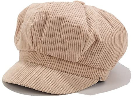 tcax Baskenmütze Damen Einfarbige Damen Baskenmütze Frühling Herbst Zeitungsjunge Hut Vintage Cord Elastizität Schirmmütze Malerhut, Style7, Einheitsgröße