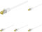 goobay 92661 RJ45 Patchkabel mit CAT 7 Rohkabel, doppelt geschirmt, S-FTP bis 600 Mhz, halogenfrei, Kupfer Kabel Stecker, vergoldete Kontakte, 1m, Weiß (Packung mit 5)