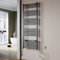 SUNXURY Scaldasalviette elettrico antracite 1640 x 600 mm scaldasalviette elettrico con mini termostato selezionabile pannello portasciugamani acqua attacco centrale 900 Watt