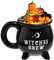 demaxiyad Tasse Witches Brew en Céramique - Mug Witcher pour Halloween - Tasse À Café Noire Fantaisie pour Table