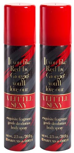 Parfums De Coeur A Little Sexy Deodorant Body Spray for Women, 2.5 Ounce (2)