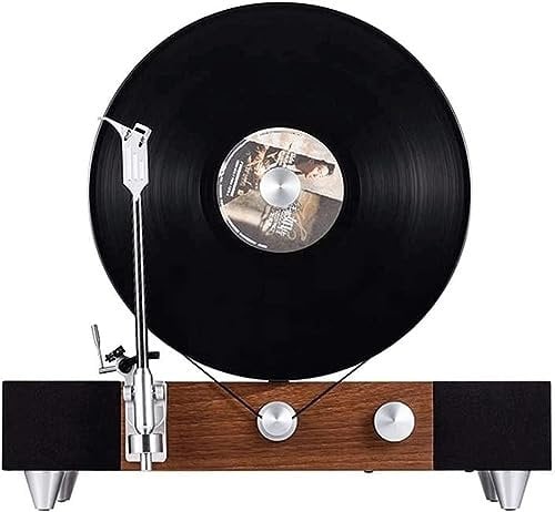 LEONYS Record Player,Vinyl Record Player, Vertical Bluetooth Player Speaker,Players Belt Driven Turntable with Built in Stereo Speaker