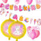 Einschulung Deko Mädchen 2024,Schuleinführung Schulanfang Deko Set ,Einhorn thema Folienballon+rosa schulkind Zuckertüte banner+Schultüte Konfetti +Schulanfang Latex Ballons, schulkind Deko (Einhorn)