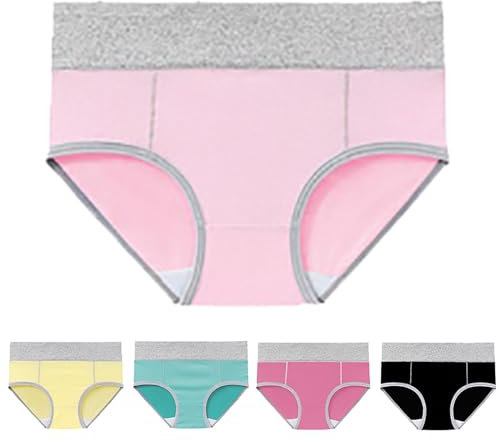 Culotte Taille Haute Femme Enceinte sous-vêtements en Coton pour Femmes, Slips Extensibles Taille Haute, sous-vêtements Doux pour Dames, Couverture complète, Paquet Culotte Taille Haute (PK2, XXL)