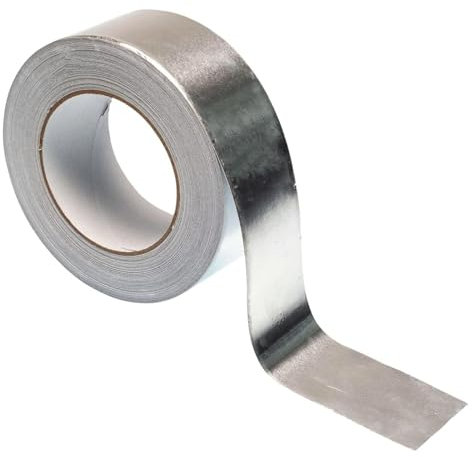 Generisch Ruban adhésif en aluminium - Ruban adhésif haute performance - Adhésif de réparation métallique imperméable - Ruban décoratif multifonction pour climatisation, étanchéité, isolation