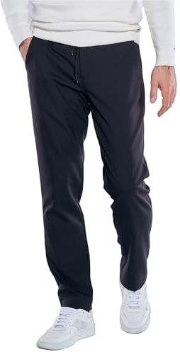 emilio adani Herren Hose, Marineblau
