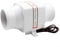 Besttoolifes Strong Ventilation Fan DC 12/24V Extractor Fan Marine Bilge Air Blower Fan For Yacht Caravan, ABS Material In Line Air Blower, Hose Connector Diameter: 76MM/3in(24V)