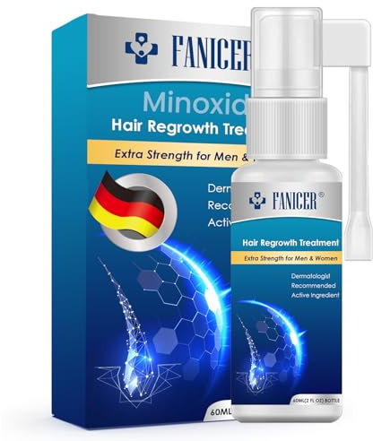 60ml Anticaida Cabello Hombre y Mujer, Sérum de Crecimiento y Antipérdida del Cabello, Fortalece y Engrosa el Pelo, previene quiebras