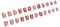 24 PCs/Set Weihnachten Künstliche Nägel Kurzquadratische Falsche Nägel Candy Cane Full Stick On Nails Press Auf Nägel