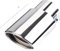 Sovxbgw Auto Auspuffblende 1 Stück Universal-Auto-Auspuffspitze Edelstahlrohr Chromverkleidung Modifiziertes Auto-Heck-Heck-Throat-Liner-Zubehör Edelstahl Auspuffblende(Straight-Silver)