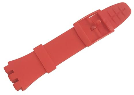 Montre Connectée Femme Homme compatibles avec Swatch, 17mm Remplacement Bandes en Silicone Montre Band de Bracelets de Rechange à Dégagement de Bracelets de Rechange à dégagement