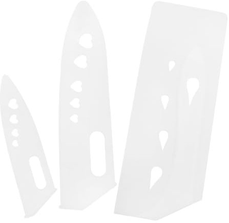 GLEAVI 3pièces Couteaux Plastique Housses De Rangement Pour Couteaux De Cuisine Garde-couteau Transparent Pour Cuisine Camping