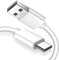 For TCL 60 40 50 50XE 50Pro NXTPAPER TCL 60 SE NxtPaper 50XL 505 501 503 405 403 305 306 USB C Fast Charger Cable High Speed Charging Cable Data Transfer Charger Lead Power Banks Charger (WHITE)