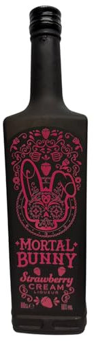Mortal Bunny Strawberry Cream Liqueur 50cl – Premium Vodka & Welsh Cream with sweet strawberries Flavoured Spirit Drink – Serve Neat or in Cocktails – 15% ABV