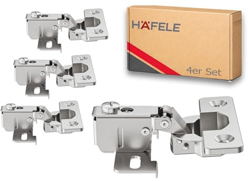Häfele Set Metalla 130 Mini SA 343.80.704S2 - Kurzarmscharnier (4 Stück)