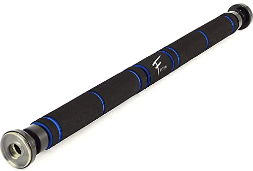 Fitem Barre de Traction Noir – Barre de Porte - Pull up Bar – Chin up Bar – Barre de Musculation Haut du Corps – Acier Solide Supporte jusqu'à 130kg