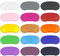 Dreamtop 15 Stück Bunte Schlafmasken Augenbinde Schlaf Augenmaske mit Nasenpolster Schlaf Augenklappe, mehrfarbig für Frauen Männer Kinder Reisen Schlaf, 15 Farben