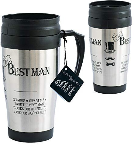 Arora 8888 Ultimate Gift Design Travel Mug-The Best Man, Stainless Steel