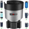 Seven Sparta Organiseur extenseur pour Porte-gobelet de Voiture avec Base réglable, Compatible avec Les gourdes Hydro Flasks de 81/1134 ML, Compatible avec Yeti Ramblers de 50/66/887,5 g, Autres