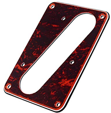 Milisten Red Tortoise Flat Neck Bridge Pickup Rahmen Einlagige Gitarre Humbucker Pickup Abdeckungen für Tl Telecaster Gitarre Ersatzteile