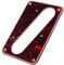 Milisten Red Tortoise Flat Neck Bridge Pickup Rahmen Einlagige Gitarre Humbucker Pickup Abdeckungen für Tl Telecaster Gitarre Ersatzteile