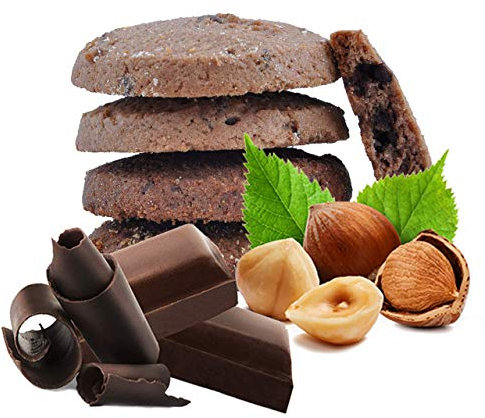 BISCUITS PROTÉINÉS Line@diet | 7x5 biscuits goût CACAO et NOISETTES | 28% PROTEIN | Fit Snack