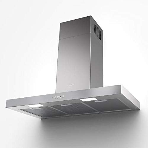 Faber cappa da parete decorativa 90cm 69db 500m3/h acciaio inossidabile 5838795