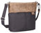 Zwei Damen Handtasche Olli OT8 Umhängetasche 3 Liter klassische Crossbody Bag wasserabweisend robust strapazierfähig Bicolor Design Schultertasche inkl. 2 Schultergurte kurz & lang (night)