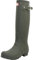 HUNTER Stivali originali Tall classic, unisex – adulti in gomma con gambo alto, Cachi rosso fuoco bianco, 39 EU