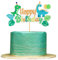 Blumomon 1Pcs Dinosaur Cake Topper Dinosaur Birthday Cake Decorations for Dino Theme Baby Shower Kids Birthday Party Cake Decorations Supplies