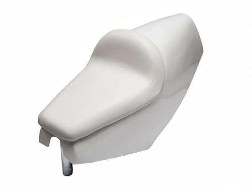 Sitzbank Sitz Heck Weiß passend für Mobylette MBK 51 Magnum Rock Race, Peugeot 103 MVL Vogue