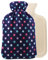 DIVCHI Hot Water Bottle with Cover - Natural Rubber Hot Water Bottle - Large Capacity - Hot Water Bag for Cosy Nights, Pain Relief, Back, Neck and Shoulders - Great Gift for Women