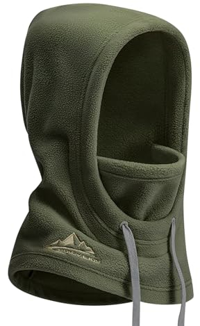 AYPOW Sturmhauben Winter, Thermo Winddichte Fleece Balaclava Gesichtsmaske, Warme Skimaske Weicht Verstellbare Kapuze Hut Sturmhaube Motorrad Fahrrad für Herren Damen Outdoor Wintersport