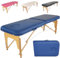 Beltom® Mobile Massagetisch Massageliege 2 zonen Basic 185 x 60 cm. - Licht 11,8 kg - massagebed massageleuning Massagebank 2 Zones klappbar Kosmetikliege - Blau