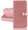 Custodia Glitter for Huawei P10 Lite Cover Bling Glitter Brillantini Portafoglio Brillante Rosa Gold Leather Case Shell Wallet Premium PU e Glitter Brillanti 3D Farfalla Cover per Huawei P10 Lite