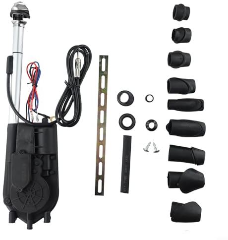 Emiif 12 V AM/FM Auto-Motorantennen-Set für Mercedes W140/W126/W124/W201