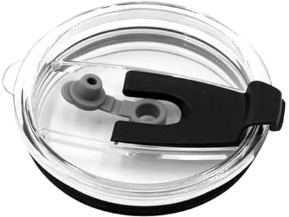 Deckel für Reisebecher Ersatz Tumbler Deckel,n Ersatzdeckel aus Glas Transparent Auslaufsicherer Langlebiger Glasdeckel Becher aus Auslaufsicherem Kunststoff Schiebedeckel für Mundglas Kühlbecher