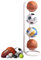 4 Livelli Rastrelliera Per Palloni, Scaffale Stoccaggio Attrezzature Sportive, Rastrelliera Verticale Per Palloni Basket, Espositore Per Basket Multistrato, Portapalloni Rimovibili Per Pallacanestro