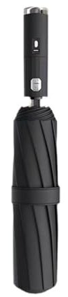 ZOUBAOQ Paraguas 3 en 1 con ventilador y rociador, paraguas portátil con protección UV, protección solar, ventilador S, niebla con paraguas, Negro, 1pcs