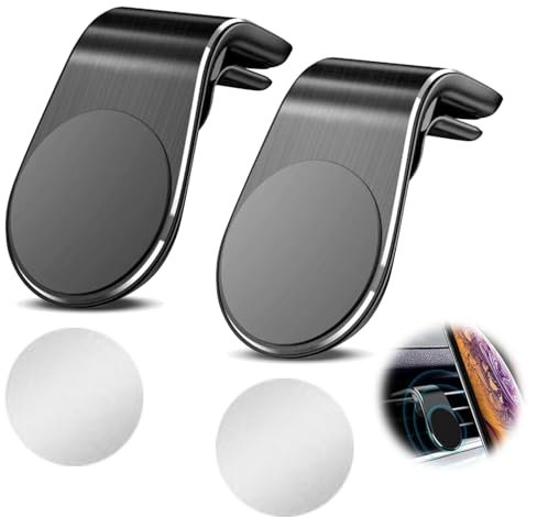 Landrain 2 Stück Halterung Auto für Ooono 2, L-förmige Autohalterung für Autoausströmer