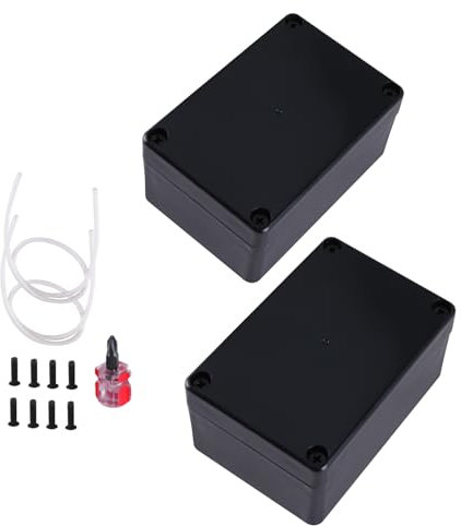 AOMIKITSTU Elektronik Anschlussdose IP65, 2 Stück Wasserdichte Elektronische Abzweigdose, 100×68×50 mm Elektrischer Verteilerdose, Anschlusskasten Gehäuse für Thermostatboxen