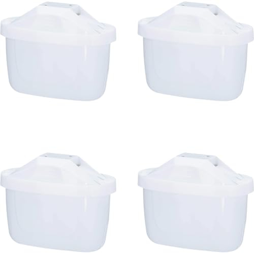 UTIZ Lot de 4 cartouches filtrantes à eau compatibles avec Brita® Maxtra®+ Plus et Maxtra Pro® tout-en-1, convient pour carafe et bouilloire Brita® Marella®, réduit les PFAS, PFOA/PFOS, TÜV SÜD et NSF