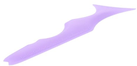 BELLIFFY Stencil Per Eyeliner Multifunzione in Silicone Viola, Applicatore Per Mascara e Rossetto, Strumento Trucco Occhi Per Principianti e Esperti, Ausilio Precisione Per Make-up Rapido e Uniforme