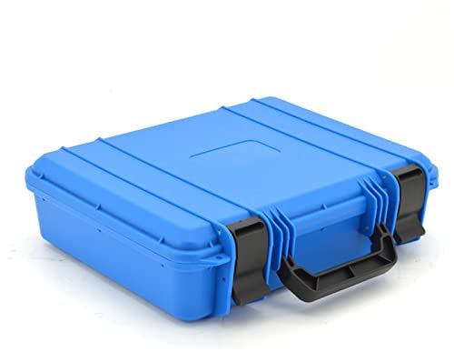 Caja de herramientas de plástico duradera con cierre seguro, resistente a la intemperie, caja de herramientas para equipos resistentes a los impactos, caja de herramientas al aire libre para