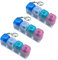 3Pcs Keyboard Fidget Toy, Keyboard Fidget, Fidget Keyboard Fidget Keychain Toy 4-Button Keyboard Fidget Gadget Funny Click Button Keyboard Button Keyboard Stress Relief Toy Clicker Fidget Toy (blue)